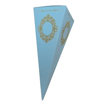 Beyaz Karton Külah Şeker,Lokum,Kına Kutusu 25 li paket